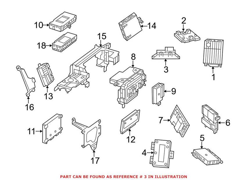 Mercedes High Intensity Discharge Headlight Control Module 1669003309